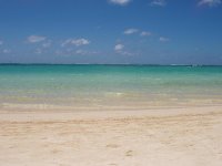 Clear water of Belle Mare Beach - Mauritius