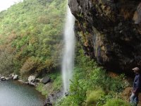 The mountain near Tamarin Bay Beach, Baie du Tamarin, Mauritius