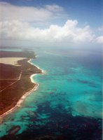 From the air, Cat Island Bahamas
