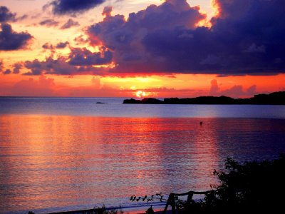 Cat Island Bahamas sunset