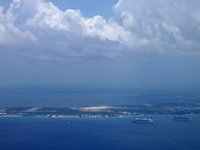 Approaching Grand Cayman - Cruise ship port in Grand Cayman