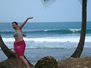 Surfing at Rincon Beach, Puerto Rico