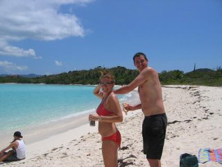 Time for suntan lotion at Lindquist Beach - St. Thomas USVI