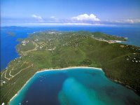 Aerial Magens Bay Beach - St. Thomas USVI
