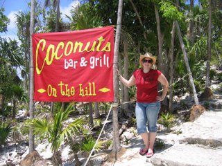 Coconuts Bar and Grill, East Coast, Cozumel, Mexico