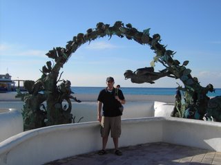 Jacques Cousteau Monument, Cozumel, Mexico