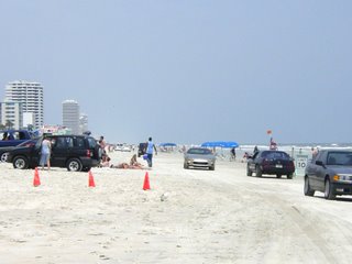 Driving on the Beach in Daytona Beach Florida