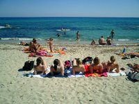 Plage Port Grimaud Beach, Cote de Azur, French Riviera