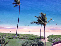 View from a high rise onto Kaanapali Beach - Hawaii's Best Beach