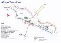 Map of Sun Island Beach, Maldives