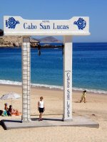 The sign says it all - Bahia Chileno - Cabo San Lucas