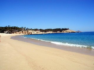 Long, beautiful Bahia Chileno - Cabo San Lucas