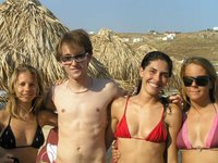 Party at Mykonos, Greece