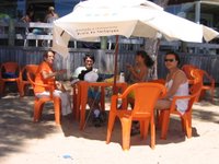At the restaurant, Praia Tartaruga - Tartaruga Beach Búzios