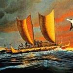 Polynesian sailing vessel