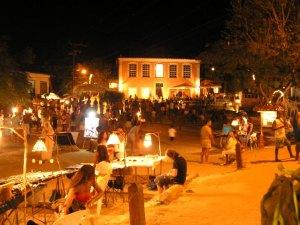 Hippie Fair at Night - Morro de Sao Paulo