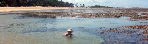 Natural Pools picinas at Morro de Sao Paulo, Bahia Brazil