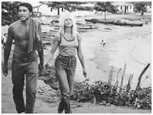 Bob Zagury and Brigitte Bardot in Buzios mid '60s