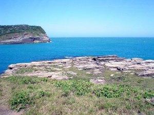 Rocks around Foca Beach Buzios