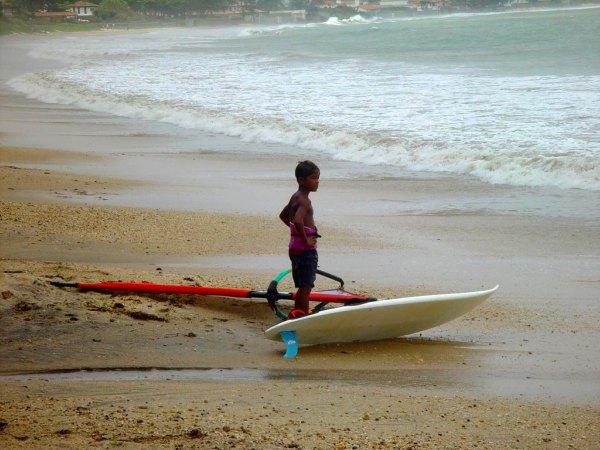 Windsurfing at Praia Rasa, Buzios