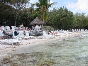 Key Largo typical beach