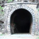 train tunnel at Guajataca Beach, Isabela - Puerto Rico