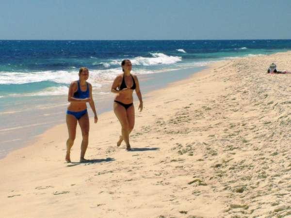 Girls on the Beach at Cottesloe Perth Australia