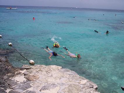 Snorkeling in Cozumel, Mexico