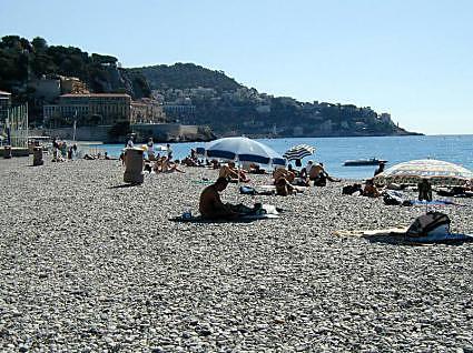 Beach in Nice, France