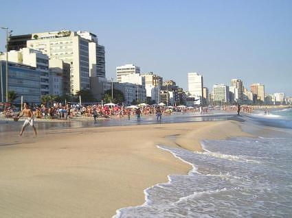 looking the other way on leblon beach