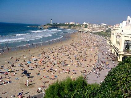 La Grande Plage in Biarritz