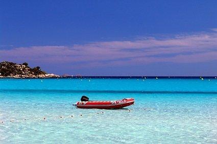 Corsica, Corse, Santa Giulia Beach , Korzika