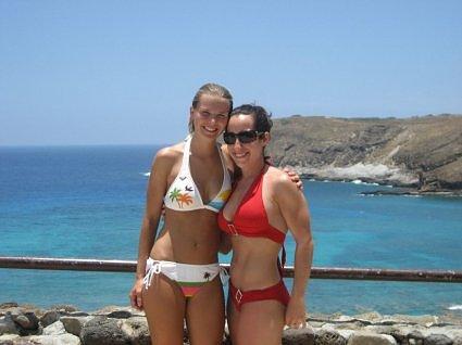 Vanessa and Nat at Hanauma Bay