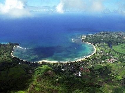 Kauai: Hanalei Bay from the Sky