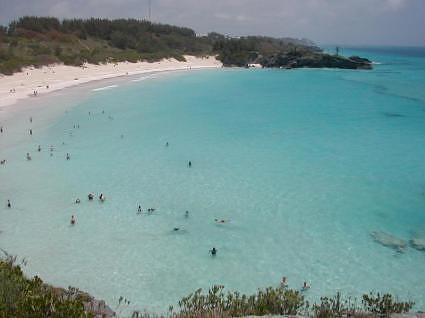 View of Elbow Beach Bermuda