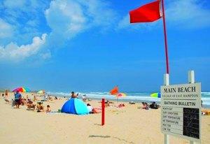 Entrance Main Beach in East Hampton, New York