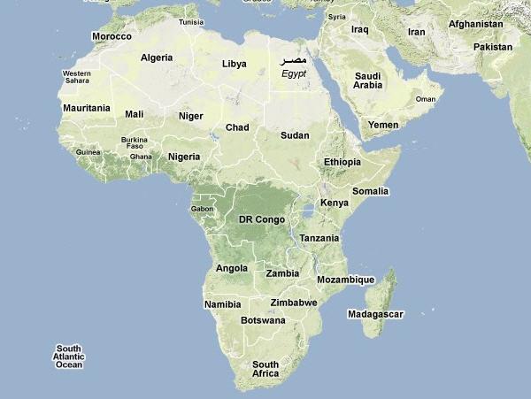 Map of Africa