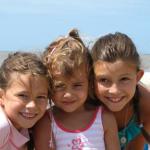 Kids at Carilo Beach, Argentina