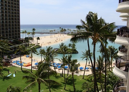 Kahanamoku Beach in Waikiki