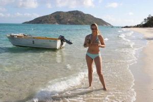 Lizard Island Beach and Boat