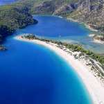 Oludeniz Beach from paraglider