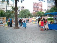 Hippie Fair near Ipanema Beach, Rio - only on Sundays.