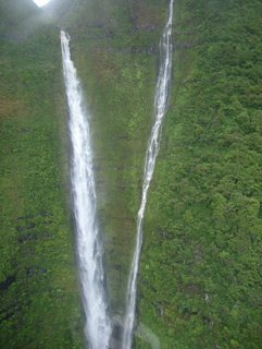 Waterfall used in Jurassic Park movie - Kauai, Hawaii