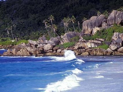 07.Seychelles tropical islands Seychelles paradise  Roches erodees