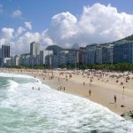 Copacabana Beach in Rio de Janeiro, Brazil