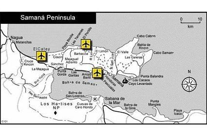 Map-Samana Peninsula