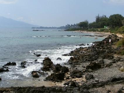 Rocky coast near Kamaole Beach III