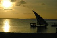 Sunset along Matemwe Beach, Zanzibar